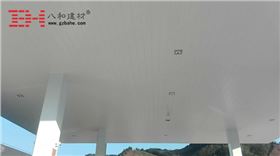 京臺(tái)高速福建建甌加油站防風(fēng)條扣板6